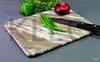 Marble Chopping Board Cutting Board Cheese Board Cheese Platter Kitchen Appliance Wine Serve-ware Birthday Anniversary Corporate Gift (9" x 12" - Beige)