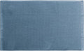 Coyuchi Classic Organic Cotton Terry Bath Mat 19"x 32", Cerulean, Quick-Dry, Highly Absorbent, Soft, Lightweight, 100% GOTS Certified,