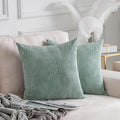 Home Brilliant Sage Spring Pillow Covers 16x16 Sofa Couch Green Pillow Covers Square Throw Pillows for Bedroom Couch Sofa Decor, 40x40 cm, Iceburg Green