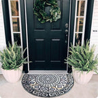 ubdyo Unique Stylish Front Door Mat - Low Pile Easy Fit Door Matt - Muddy Dirt Trapping Welcome Mat, Heavy Duty Doormat Outdoor Entrance - Sweet Home Gift - Doormat Indoor Entrance - Large 23” x 36”