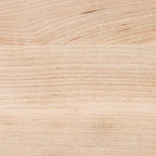 John Boos B Series Square Wooden Maple Cutting Board 9”x9” – 1.5” Thick, 3.7-lb Non-Reversible Butcher Block with Wood Bun Feet & Edge-Grain