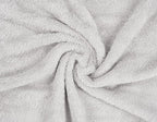 American Soft Linen Luxury 6 Piece Towel Set, 2 Bath Towels 2 Hand Towel 2 Washcloths, 600 GSM 100% Cotton Turkish Towels for Bathroom, Silver Grey Towel Sets