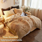 XeGe Soft Faux Fur Throw Pillow Covers, Luxury Fluffy Cushion Covers, Shaggy Plush Furry Pillow Cases, Fuzzy Decorative Pillow Covers Pack of 2 for Sofa Bed Couch Bedroom (18''x18'', Camel)
