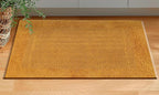 Savi Home Bath Mat Rug 17x24 Honey Mustard, 100% Pure Cotton, Super Soft Bath Rug, Plush & Absorbent, Hand Tufted Heavy Weight Construction, Full Reversible Step Out Rugs