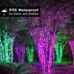 300 LED Christmas String Lights, 108FT - UL Certified Outdoor & Indoor Fairy Lights for Tree, Patio, Garden, Party, Wedding, Halloween, Holiday Decor