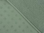 Cotton Paradise 100% Cotton Non Slip Bath Mats for Bathroom, 17x24 inch Soft Absorbent Quick Dry Machine Washable Floor Bath Mat, Sage Green