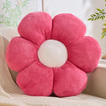 Hot Pink Flower Pillow 19.68 inch Flower Shaped Throw Pillows Daisy Plush Pillow Floor Pillows Seat Cushion Cute Aesthetic Decorative Throw Pillows for Bed Home Sofa Chair Couch Decor