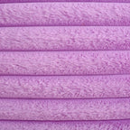 FUTEI Purple Striped Decorative Throw Pillow Covers 14x14 Inch Set of 2,Square Winter Decorations Couch Pillow Case,Soft Cozy Faux Rabbit Fur & Velvet Back,Modern Home Decor for Bed