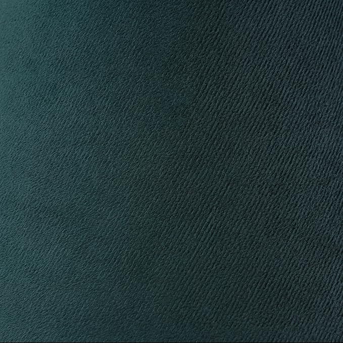 Green Velvet Lampshades Set of 2 Large Drum Lamp Shade 16" Top x 16" Bottom x 12" High (Spider) Modern Lamp Shade - Ideal for Table & Floor Lamps - Lampshades Replacement - By GO&SO