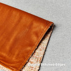 HAUSSY Rust Throw Pillow Covers 12x20 Set of 2 Chenille Tweed Textured Decorative Couch Lumbar Pillow Covers Neutral Modern Pillow Cases for Sofa Bed Living Room Decor
