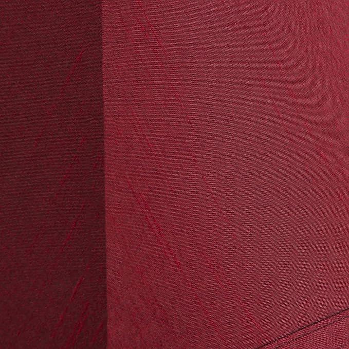GO&SO Set of 2 Burgundy Bell Lamp Shades Fabric Lampshade, 6.5"Top x 13"Bottom x 10.5''Vertical Height,(Spider) Modern Lamp Shade For Table & Floor Lamp Shade Replacement,Easy Assembly