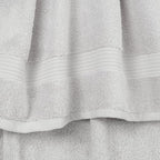 Cotton Paradise 4 Piece Turkish Bath Towels for Bathroom, 100% Cotton Extra Large Soft Plush Towels Bathroom Set, Silver Grey