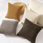 Topfinel Decorative Brown Throw Pillow Covers Cushion Cases, Set of 4 Soft Velvet Modern Double-Sided Designs, Rustic Fall Home Decor, Pillow Inserts Not Included 18x18 inch