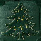 DFXSZ Christmas Pillow Covers 18x18 Yellow Star Light Green Christmas Tree Decoration Soft Plush Faux Fur Jacquard Throw Pillows for Bedroom Sofa Holiday Festivals Winter Home Decor PTK067A18