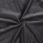 WERDIM Shaggy Fluffy Faux Fur Pillowcases 2 Pack Button Closure Velvet Pillow Shams Standard/Queen Size (Tie Dye Dark Grey, 20 X 26 Inches)