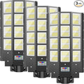Solar Street Light 8000W, Solar Street Lights Outdoor Waterproof, 240000LM 8000K Solar Powered Street Light Dusk to Dawn with Motion Sensor, LED Wide Angle Lamp