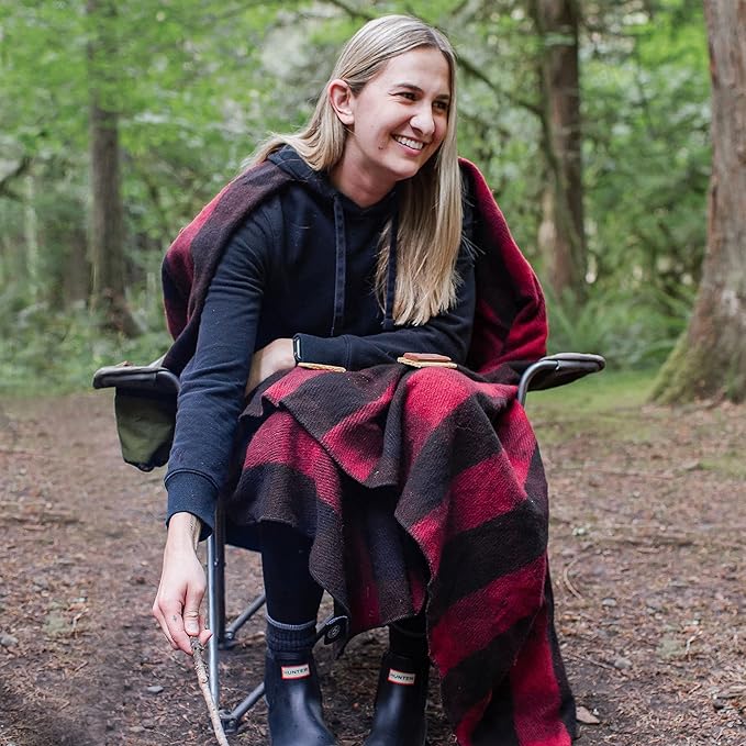Arcturus Military Wool Blanket - Warm, Thick, Washable - Great for Outdoors, Camping, Stadium Blanket, Picnics, Travel - Car & Bushcraft Survival Kits