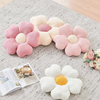 Flower Throw Pillow, Cute Flower Shaped Pillow Decorative Throw Pillow for Bed Couch, Soft Daisy Pillows Floor Seating Cushion Cushions (14.9 Inch Pink)