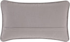 Boho Living Jada Decorative Throw, Includes Accent, Premium Woven Design, Living Room Décor, (1) 12" x 20" Pillow Cover with Insert, Grey