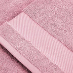 BIOWEAVES 100% Organic Cotton Bath Sheet Set of 2 | Soft Oversized Bath Towels | 700 GSM Premium Bath Towel Sheet Set GOTS Certified - Dusty Pink