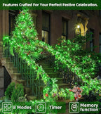 1500 LED Chrstmas String Lights, 492FT Super Long Christmas Lights with 8 Modes, Christmas Tree Lights with Timer Memory for Indoor Outdoor Tree Fence Garden Xmas Wedding Party Decor Green
