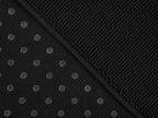 Cotton Paradise 100% Cotton Non Slip Bath Mats for Bathroom, 17x24 inch Soft Absorbent Quick Dry Machine Washable Floor Bath Mat, Black