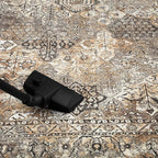 Keen Home Design 2x7 Rug - Machine Washable Runner Rug with Non-Slip Backing, Ideal for Hallway, Entryway, Kitchen, Laundry Room - Vintage, Easy Clean, Durable, Low Pile Rug - (2'6" x 7')