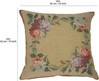 Charlotte Home Furnishings Floral Decorative Throw Pillow Cover 19x19 in, Amboise French Country Couch Pillow Case, Home Decor Cozy Tapestry Cushion Cover, European Cotton Jacquard Woven