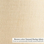 GO&SO Set of 2 Lamp Shades for Table Lamps Floor Lamps Rustic Brown Drum Lampshades- 13" Top x 13" Bottom x 10" High (Spider) Natural Burlap - Medium Lampshades Modern -Farmhouse Assembly Required