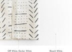 BlissBlush White Soft Chenille Boho Body Pillow Cover 20x54, Decorative Oversized Long Lumbar Pillow, Boho Textured Oversize Body Pillow, Cover ONLY