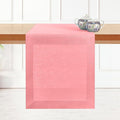 D'Moksha Homes Linen Dusty Pink Table Runner 72 Inches Long - 100% Pure Linen 14 x 72 Inch Table Runner for Dining, Fall, Autumn and Halloween - Machine Washable