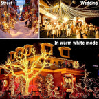 KNONEW 403FT 1000 LED Christmas Lights Color Changing Outdoor String Lights with 11 Modes & Timer Fairy Light Plug in Waterproof Fairy Lights for Xmas Yard Tree Wedding Party(Warm White to Multicolor)