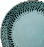 American Atelier 6588-16rb 16 Piece Delilah Round Dinnerware Set, Green
