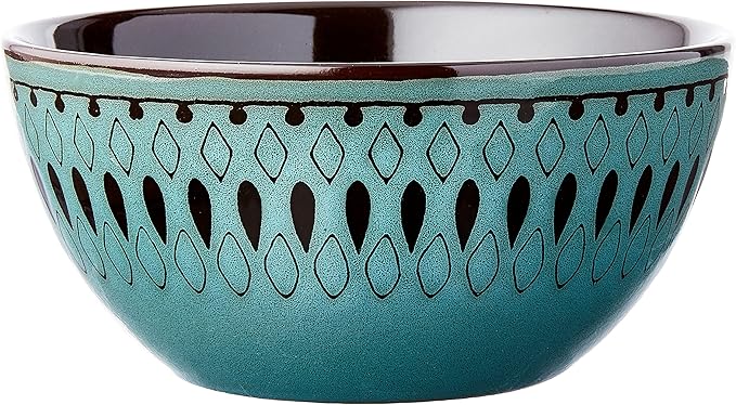 American Atelier 6588-16rb 16 Piece Delilah Round Dinnerware Set, Green