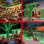 750LED Christmas Lights Outdoor Use, 240ft 12 Modes Green LED String Lights with Timer Dimmable, Waterproof Christmas Tree Lights for Xmas Patio Yard Fence Balcony Garden Party Decor Green