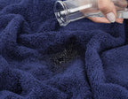 American Soft Linen Oversized Bath Sheet 40x80 Extra Large for Bathroom, 600 GSM 100% Cotton Turkish Jumbo Bathsheet Towels for Adults, Navy Blue Bath Sheet
