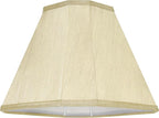 GO&SO Gold Bell Lamp Shades Set of 2 Fabric Lampshade, 6.5"Top x 13"Bottom x 11.2"Slant Height x 10.5''Vertical Height,(Spider) Modern Lamp Shade For Table & Floor Lamp Shade Replacement,Easy Assembly