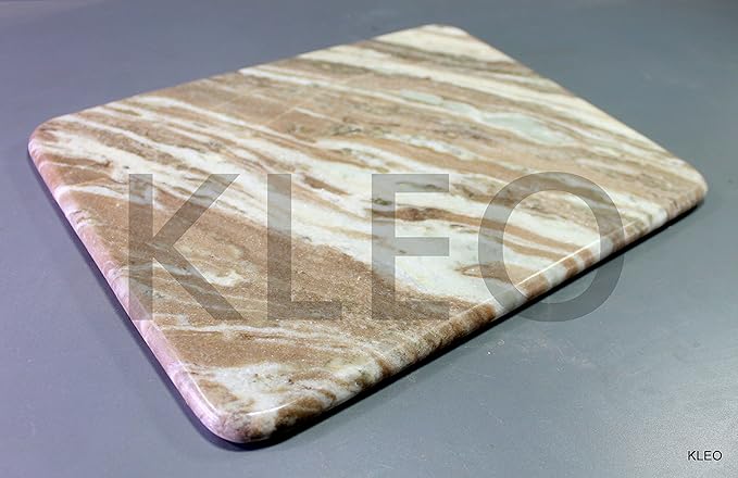 Marble Chopping Board Cutting Board Cheese Board Cheese Platter Kitchen Appliance Wine Serve-ware Birthday Anniversary Corporate Gift (9" x 12" - Beige)
