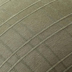 MIULEE Decorative Linen Check Euro Shams Throw Pillow Covers Neutral Farmhouse Vintage Pillow Covers 24x24 Set of 2 Boho Modern Home Decor for Sofa Couch Bedroom Cushion Sage Green