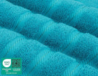 American Soft Linen Luxury 6 Piece Towel Set, 2 Bath Towels 2 Hand Towel 2 Washcloths, 600 GSM 100% Cotton Turkish Towels for Bathroom, Aqua Blue Towel Sets