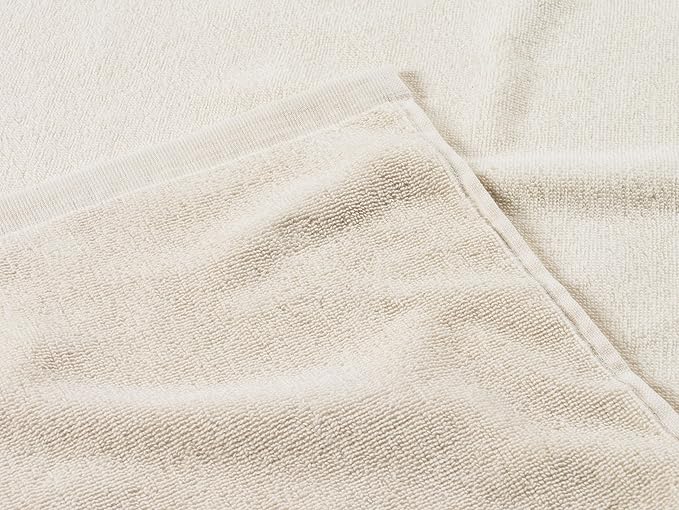 Coyuchi Classic Organic Cotton Terry Bath Mat 19"x 32", Undyed, Quick-Dry, Highly Absorbent, Soft, Lightweight, 100% GOTS Certified,