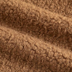 Pack of 2 Curly Teddy Wool Faux Fur Throw Pillow Covers Fuzzy Accent Soft Sherpa Pillowcases Sheepskin Fleece Decorative Cushion Case for Sofa Couch Living Room 18x18 Inch Bronze