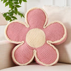 Flower Pillow Pink Flowers Shaped Cushion Decorative Daisy Pillow for Bed Couch Cute Throw Pillows