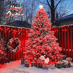 JMEXSUSS 2 Pack Red Christmas Lights, Total 400 LED 151FT Red Solar Lights Outdoor Waterproof, 8 Modes Solar String Light for Outside Yard Patio Garden Tree Decorations