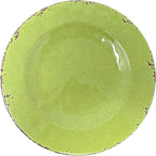 Gianna's Home 12 Piece Rustic Farmhouse Melamine Dinnerware Set, Service for 4 (Green)