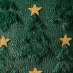 MIULEE Christmas Pillow Covers 20x20 Inch Set of 2, Dark Green Christmas Tree Plush Faux Fur Pillowcases Soft Decorative Throw Pillow Cases for Couch Sofa Living Room Winter Xmas Holiday Home Decor