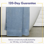 Ultra Soft & Plush Viscose from Bamboo Bath Sheets - 700 GSM Pack of 2 - Extra Large 70x35 in - Super Absorbent & Quick Drying (Chambray)