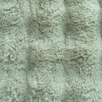 Neelvin Green Faux Fur Cozy Soft Double-Sided Decorative Throw Pillow Covers 22x22 inch Set of 2,Velvet Pillowcase Cushion Case for Sofa Couch