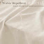 Beige Small Stall Shower Curtain 36x72 Inch Linen Narrow Size Half Shower Curtains for Bathroom Water Repellent Tan Earthy Tone Boho Farmhouse Rustic RV Drapes Set with Hooks 36 x 72 Inches