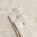 MitoVilla Boho Farmhouse Shower Curtain Set, Modern Boho Shower Curtains for Bathroom Decor, Tan Brown Polyester Linen Fabric Shower Curtain, Rustic Neutral Weave Cloth Shower Curtain, Taupe, 72 x 72